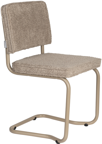 Ridge, Spisebordsstol, Stengrå/Creme, Stof (L: 50 x H: 85 x B: 48 cm.)