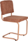 Ridge, Spisebordsstol, Rødlig brun/Creme, Stof (L: 50 x H: 85 x B: 48 cm.)