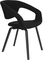 Flexback, Spisebordsstol med armlæn, Antracit, Bøgtræ (L: 57 x H: 79 x B: 64 cm.)