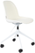 Albert, Kontorstol, Offwhite, Stof (L: 52 x H: 84,4 x B: 45 cm.)