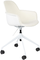 Albert, Kontorstol, Offwhite, Plast (L: 52 x H: 84,4 x B: 59,2 cm.)