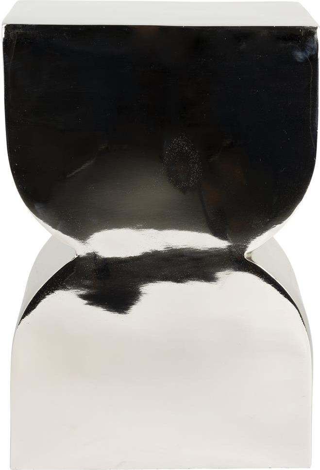Skammel/taburet Zuiver Cones, kulsort aluminium, H45 cm, stabelbar
