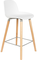 Albert, Barstol, Offwhite, Plast (L: 47,5 x H: 89 x B: 45 cm.)