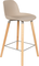 Albert, Barstol, Natur, Plast (L: 47,5 x H: 89 x B: 45 cm.)