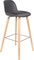 Albert, Barstol, Natur, Plast (L: 47,5 x H: 98,5 x B: 47 cm.)