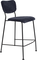 Benson, Barstol, Antracit, Stof (L: 53,5 x H: 92 x B: 46 cm.)