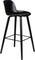 Albert, Barstol, Kulsort, Plast (L: 47,5 x H: 98,5 x B: 47 cm.)
