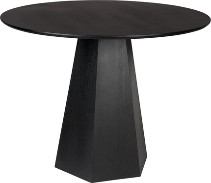 Pilar, Spisebord, Sort, Træ (D: 100 x H: 76 cm.)