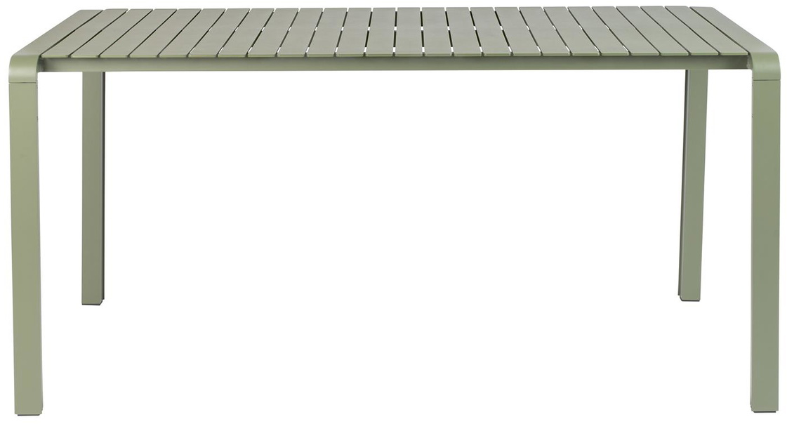 Udendørs Spisebord Zuiver Vondel Stengrå Aluminium 168 5 X 87 2 X 75 Cm