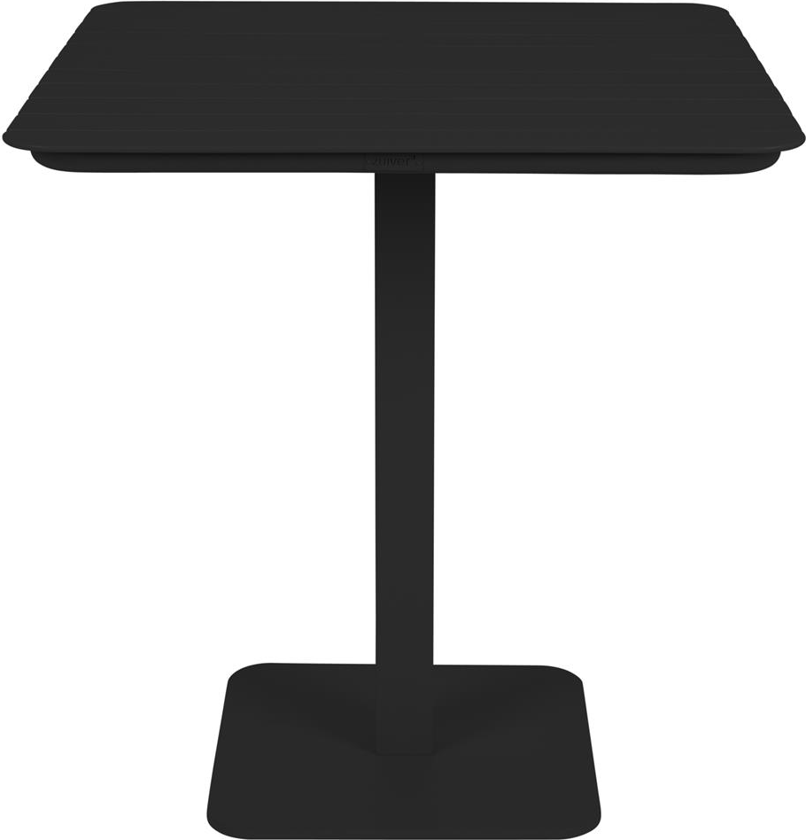 Udendørs Café- Og Havebord Zuiver Vondel Antracit Aluminium 71x71 Cm