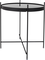Cupid, Sidebord, Sort, Glas (D: 43 x H: 45 cm.)