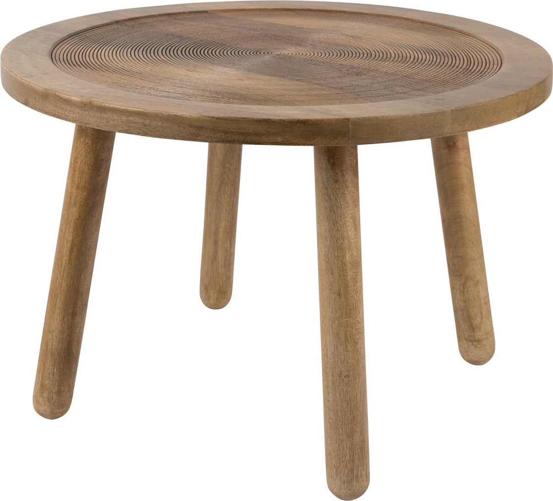 Dendron, Sidebord, Nougat, Mangotræ (D: 60 x H: 40 cm.)