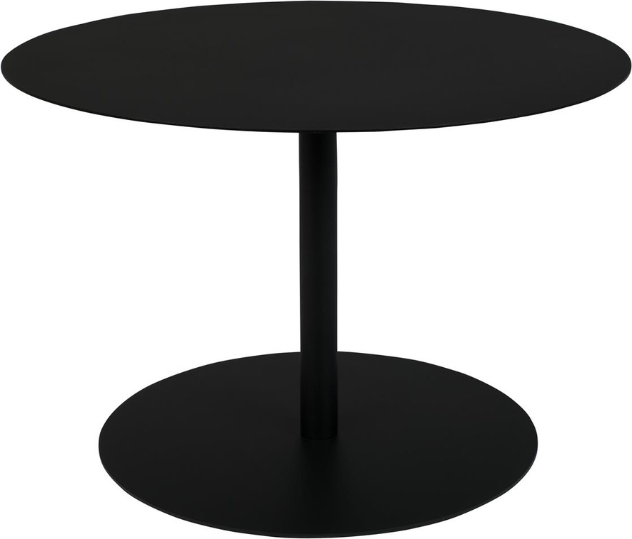 Sidebord Zuiver Snow É60 x H40 cm kulsort stål stuebord minimalistisk design