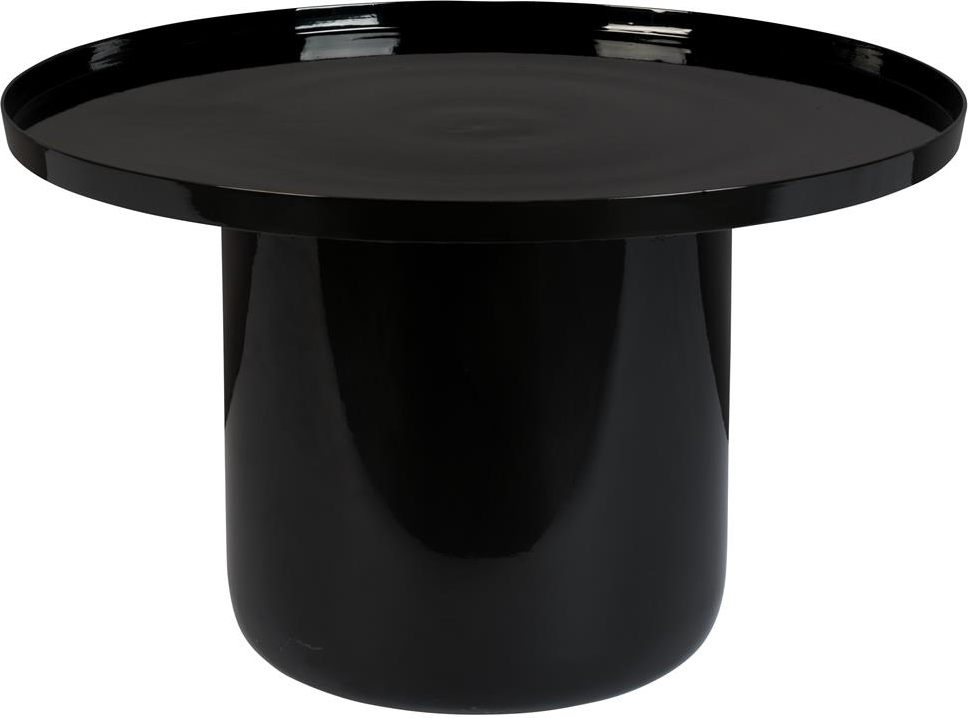 Sofabord Zuiver Shiny Rund Emaljeret Aluminium Ø67 Cm Elegant Design
