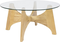 Kobe, Sofabord, Natur, Glas (D: 80 x H: 40 cm.)