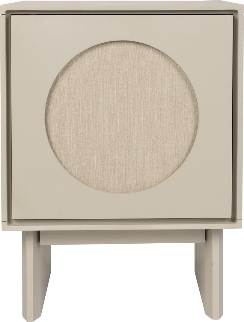 Sidebord Zuiver Twin Lysgrå Mdf/akacietræ H59xb44xl40 Cm