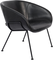 Feston, Loungestol, Antracit, PU-læder (L: 65,5 x H: 72 x B: 70,5 cm.)