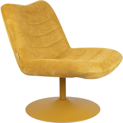 Bubba, Loungestol, Karamel, Stof (L: 81 x H: 85 x B: 67 cm.)