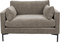 Summer, 1-personers sofa, Kaffefarvet, Stof (L: 101 x H: 82 x B: 125 cm.)