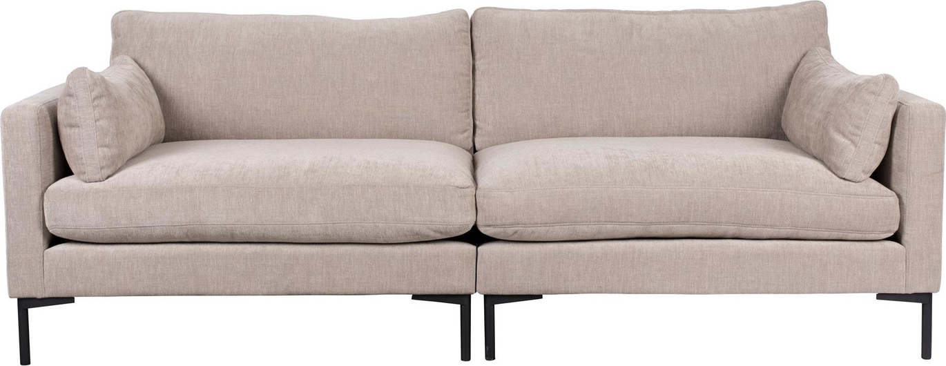 Summer, 3-personers sofa, Stenlysgrå, Stof (L: 101 x H: 82 x B: 230 cm.)