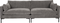 Summer, 3-personers sofa, Mørkegrå, Stof (L: 101 x H: 82 x B: 230 cm.)