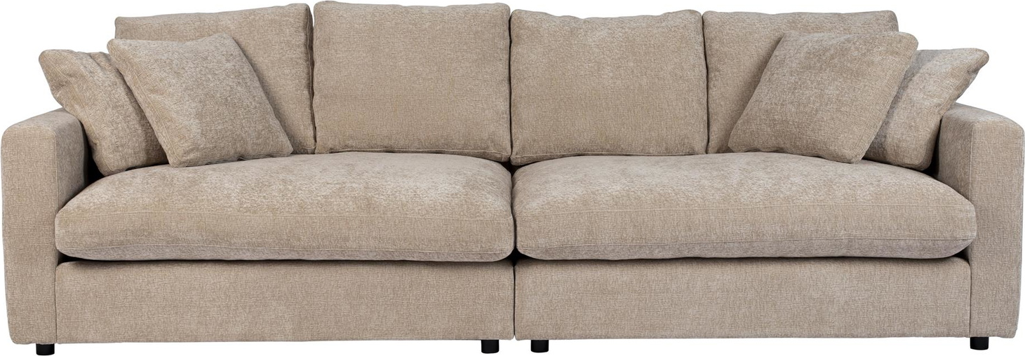 Sense, 3-personers sofa, Stengrå, Stof (L: 113 x H: 85 x B: 266 cm.)