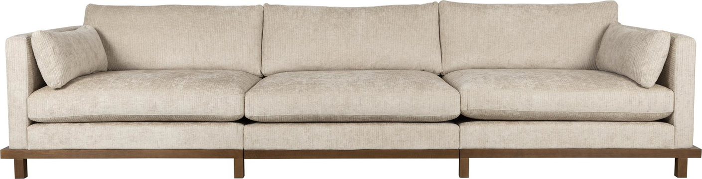 Blossom Personers Sofa Lysgrå Stof : 101 : : 335