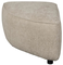 Element Hunter, Puf, Stenlysgrå, Venstre, Stof (L: 100 x H: 38 x B: 60 cm.)
