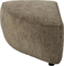 Element Hunter, Puf, Brungrå, Venstre, Stof (L: 100 x H: 38 x B: 60 cm.)