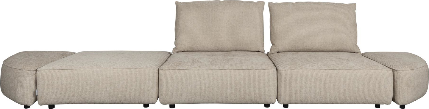 Hunter Personers Sofa Stenlysgrå Stof : 100 : : 417