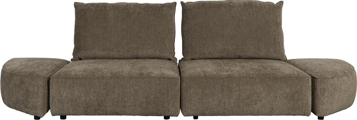 Hunter Personers Sofa Gråbrun Stof : 100 : : 318