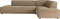 Fat Freddy, Hjørnesofa, Højrevendt, Brungrå, Stof (L: 188 x H: 72 x B: 308 cm.)