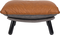 Hocker, Skammel, Rødlig brun, PU-læder (L: 78 x H: 46 x B: 52 cm.)