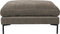 Hocker, Skammel, Kaffefarvet, Stof (L: 80 x H: 53 x B: 102 cm.)
