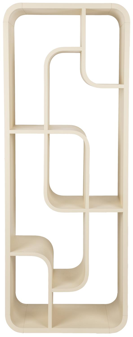 Seven, Bogreol, Lysgrå, Egetræ (L: 35 x H: 160 x B: 60 cm.)