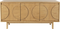 Groove, Skænk, Mørk sand, Egetræsfiner (L: 40 x H: 58 x B: 120 cm.)
