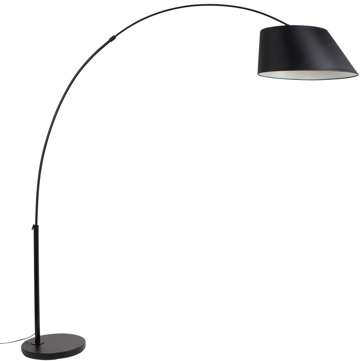 Gulvlampe Zuiver Arc Antracit Metal Højdejusterbar Oval Moderne Minimalistisk Design E27