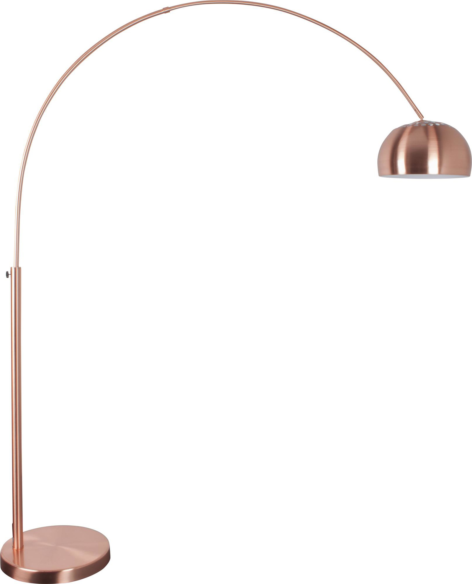 Bow, Gulvlampe, Støvet rosa, Metal (L: 158 x H: 190 x B: 39 cm.)