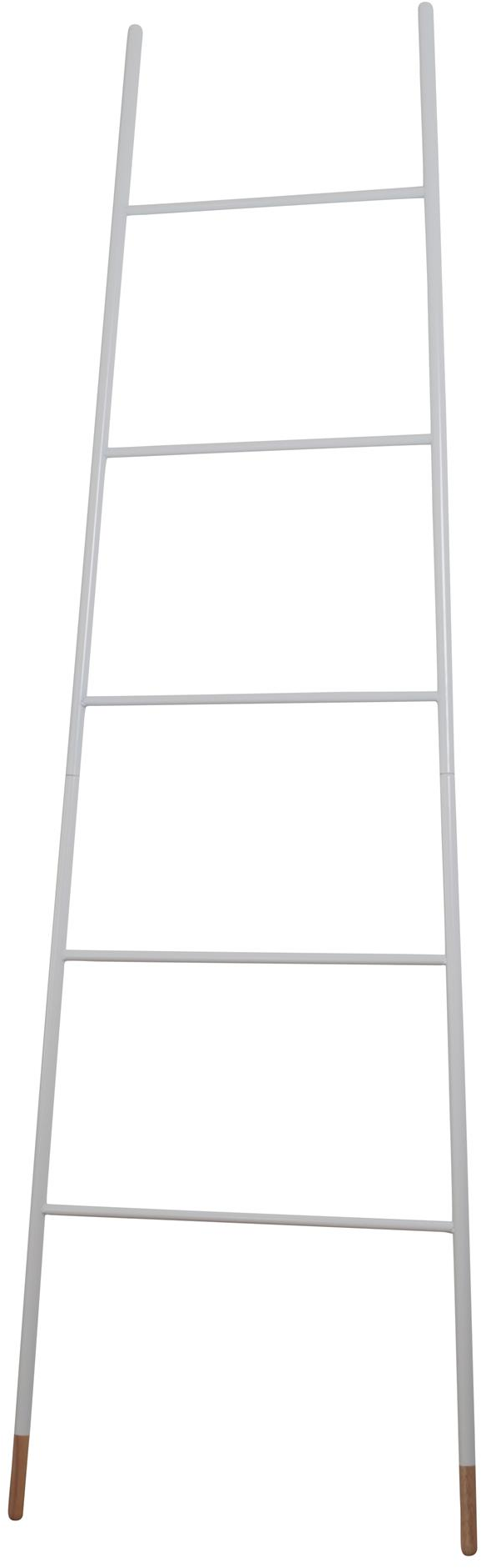 Pyntestige Zuiver Ladder Sølv Stål H175xb2xl54 Cm Tæppestige Til Dekorativ Ophængning