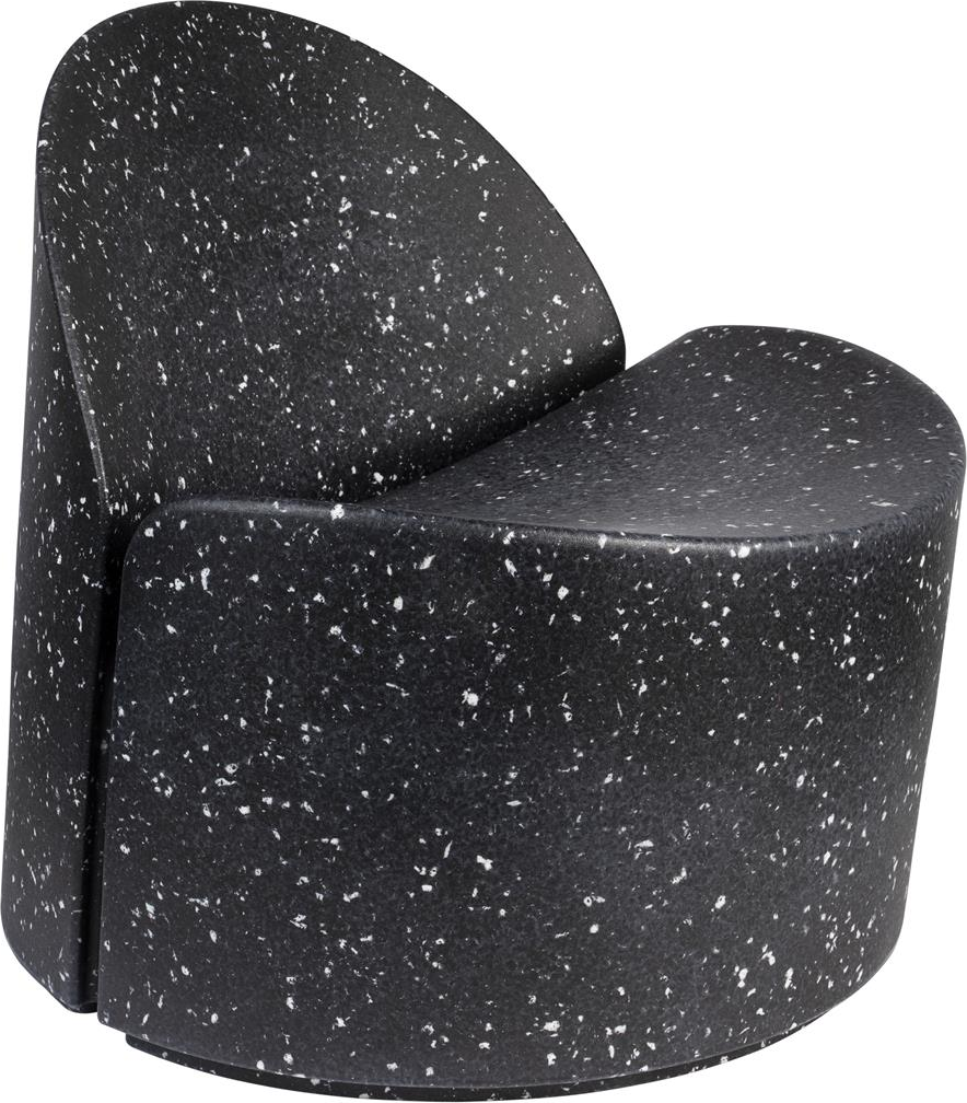 Bloom, Loungestol, Antracit/Hvid, Økopixel (L: 72 x H: 70 x B: 69 cm.)