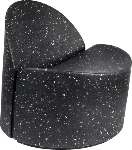Bloom, Loungestol, Antracit/Hvid, Økopixel (L: 72 x H: 70 x B: 69 cm.)